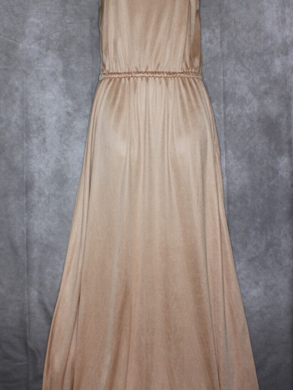 Vintage 1970s Vicky Vaughn Lace-Trimmed Floor Length Gown & Robe Set